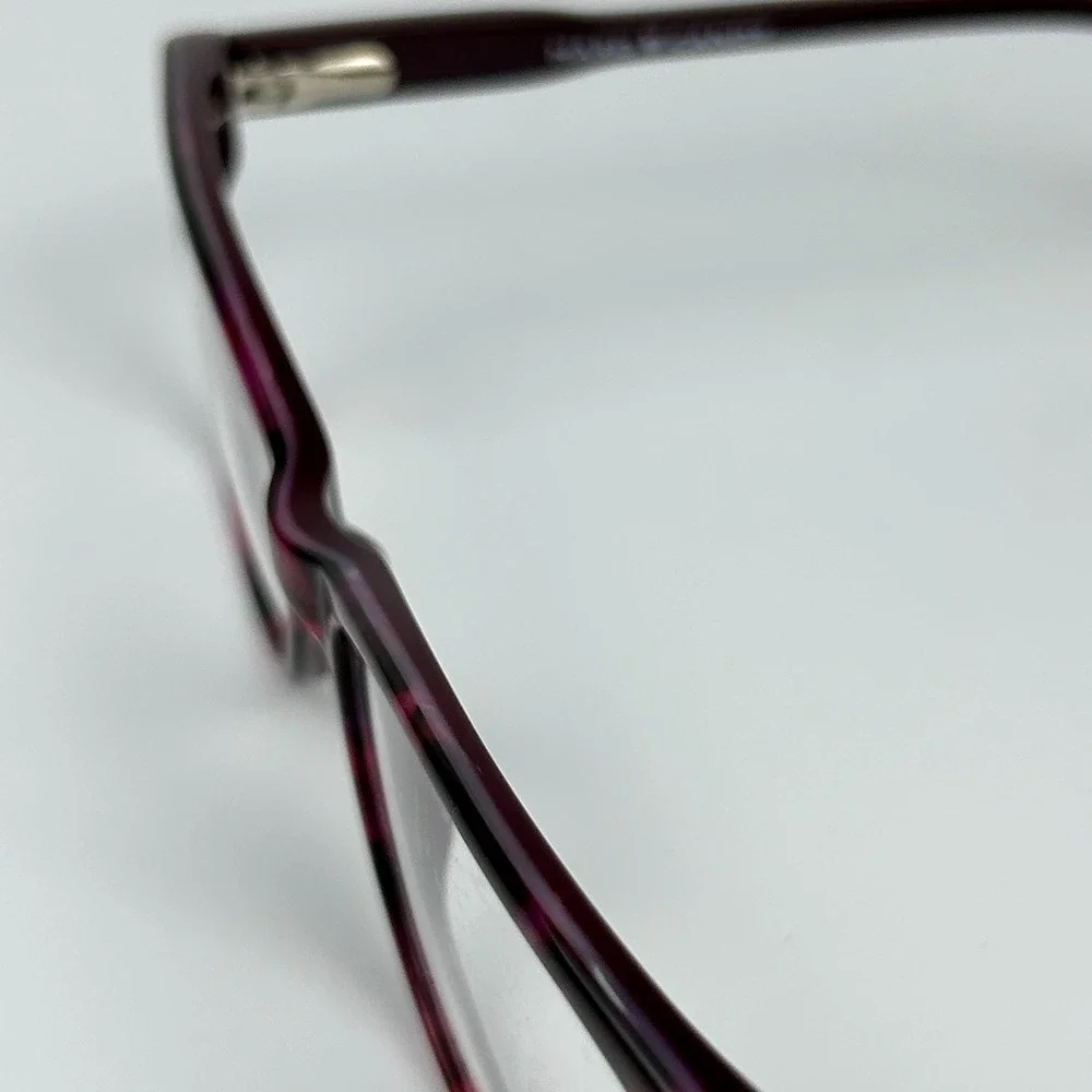 Hard Candy HC37 Pursh Womens Eyeglasses Frame Purple Black Full Rim 53-14-135 mm